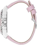 Buy Shop Guess Limelight Quartz Diamonds Pink Dial Pink Denim Strap Watch For Women - W0775l15 USA Online