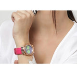 Buy Shop Guess Limelight Quartz Multicolor Dial Red Leather Strap Watch For Women - W0775L4 USA Online
