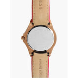 Buy Shop Guess Limelight Quartz Multicolor Dial Red Leather Strap Watch For Women - W0775L4 USA Online