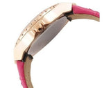 Buy Shop Guess Limelight Quartz Multicolor Dial Red Leather Strap Watch For Women - W0775L4 USA Online