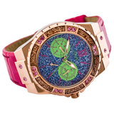 Buy Shop Guess Limelight Quartz Multicolor Dial Red Leather Strap Watch For Women - W0775L4 USA Online