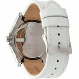 Buy Shop Guess Limelight Quartz Silver Dial White Leather Strap Watch For Women - W0775l8 USA Online
