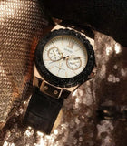 Buy Shop Guess Limelight Quartz White Dial Black Leather Strap Watch For Women - W0775L9 USA Online