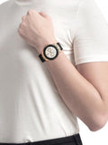 Buy Shop Guess Limelight Quartz White Dial Black Leather Strap Watch For Women - W0775L9 USA Online