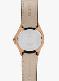 Buy Shop Guess Limelight Quartz White Dial Black Leather Strap Watch For Women - W0775L9 USA Online