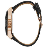 Buy Shop Guess Limelight Quartz White Dial Black Leather Strap Watch For Women - W0775L9 USA Online