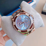 Buy Shop Guess Limelight Quartz White Dial Brown Leather Strap Watch For Women - W0775L7 USA Online
