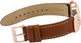 Buy Shop Guess Limelight Quartz White Dial Brown Leather Strap Watch For Women - W0775L7 USA Online