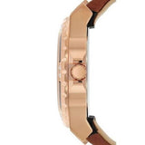 Buy Shop Guess Limelight Quartz White Dial Brown Leather Strap Watch For Women - W0775L7 USA Online