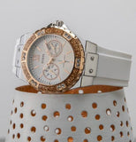 Buy Shop Guess Limelight White Dial White Rubber Strap Watch for Women - W1053L2 USA Online