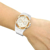 Buy Shop Guess Limelight White Dial White Rubber Strap Watch for Women - W1053L2 USA Online