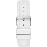 Buy Shop Guess Limelight White Dial White Rubber Strap Watch for Women - W1053L2 USA Online