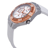 Buy Shop Guess Limelight White Dial White Rubber Strap Watch for Women - W1053L2 USA Online