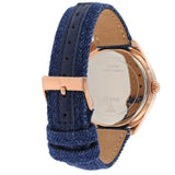 Buy Shop Guess Little Flirt Quartz Blue Dial Blue Leather Strap Watch For Women - W0456L6 USA Online