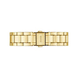 Buy Shop Guess Luna Diamonds Black Dial Gold Steel Strap Watch for Women - GW0307L2 USA Online