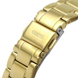 Buy Shop Guess Luna Diamonds Black Dial Gold Steel Strap Watch for Women - GW0307L2 USA Online
