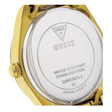 Buy Shop Guess Luna Diamonds Black Dial Gold Steel Strap Watch for Women - GW0307L2 USA Online