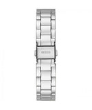 Buy Shop Guess Luna Diamonds Blue Dial Silver Steel Strap Watch for Women - GW0307L1 USA Online