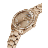 Buy Shop Guess Luna Diamonds Rose Gold Dial Rose Gold Steel Strap Watch for Women - GW0307L3 USA Online