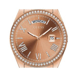 Buy Shop Guess Luna Diamonds Rose Gold Dial Rose Gold Steel Strap Watch for Women - GW0307L3 USA Online
