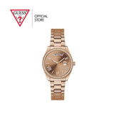 Buy Shop Guess Luna Diamonds Rose Gold Dial Rose Gold Steel Strap Watch for Women - GW0307L3 USA Online