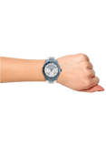 Buy Shop Guess Luna Diamonds White Dial White Rubber Strap Watch for Women - W0653L2 USA Online