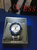 Buy Shop Guess Luna Diamonds White Dial White Rubber Strap Watch for Women - W0653L2 USA Online