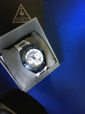 Buy Shop Guess Luna Diamonds White Dial White Rubber Strap Watch for Women - W0653L2 USA Online