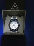 Buy Shop Guess Luna Diamonds White Dial White Rubber Strap Watch for Women - W0653L2 USA Online