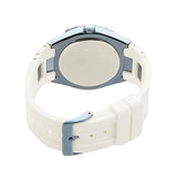 Buy Shop Guess Luna Diamonds White Dial White Rubber Strap Watch for Women - W0653L2 USA Online