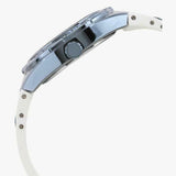 Buy Shop Guess Luna Diamonds White Dial White Rubber Strap Watch for Women - W0653L2 USA Online