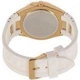 Buy Shop Guess Luna Diamonds White Dial White Rubber Strap Watch for Women - W0653L3 USA Online