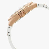 Buy Shop Guess Luna Diamonds White Dial White Rubber Strap Watch for Women - W0653L4 USA Online