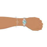 Buy Shop Guess Luna Quartz Blue Dial Silver Steel Strap Watch For Women - GW0308L4 USA Online