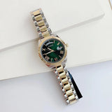 Buy Shop Guess Luna Quartz Green Dial Two Tone Steel Strap Watch For Women - GW0308L5 USA Online