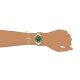 Buy Shop Guess Luna Quartz Green Dial Two Tone Steel Strap Watch For Women - GW0308L5 USA Online