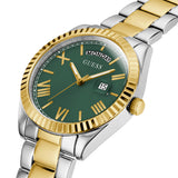 Buy Shop Guess Luna Quartz Green Dial Two Tone Steel Strap Watch For Women - GW0308L5 USA Online