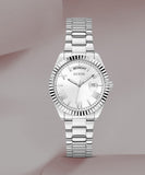 Buy Shop Guess Luna Silver Dial Silver Steel Strap Watch for Women - GW0308L1 USA Online