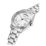 Buy Shop Guess Luna Silver Dial Silver Steel Strap Watch for Women - GW0308L1 USA Online