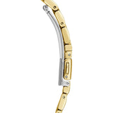 Buy Shop Guess Luna White Dial Gold Steel Strap Watch for Women - GW0308L2 USA Online