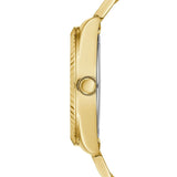 Buy Shop Guess Luna White Dial Gold Steel Strap Watch for Women - GW0308L2 USA Online