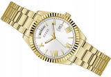 Buy Shop Guess Luna White Dial Gold Steel Strap Watch for Women - GW0308L2 USA Online