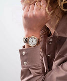 Buy Shop Guess Luna White Dial Rose Gold Steel Strap Watch for Women - GW0308L3 USA Online