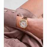 Buy Shop Guess Luna White Dial Rose Gold Steel Strap Watch for Women - GW0308L3 USA Online