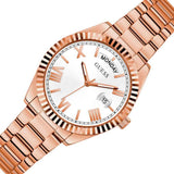 Buy Shop Guess Luna White Dial Rose Gold Steel Strap Watch for Women - GW0308L3 USA Online
