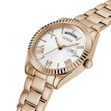 Buy Shop Guess Luna White Dial Rose Gold Steel Strap Watch for Women - GW0308L3 USA Online