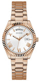Buy Shop Guess Luna White Dial Rose Gold Steel Strap Watch for Women - GW0308L3 USA Online