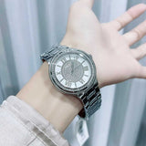 Buy Shop Guess Madison Diamonds Silver Dial Silver Steel Strap Watch for Women - W0637L1 USA Online