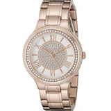 Buy Shop Guess Madison Diamonds White Dial Rose Gold Steel Strap Watch for Women - W0637L3 USA Online