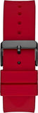 Buy Shop Guess Mainline Multifunction Crystals Black Dial Red Silicone Strap Watch For Men - GW0208G6 USA Online